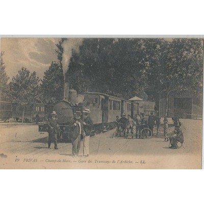 Privas - Champ de Mars - Gare du Tramways de l'ardéche